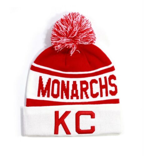 NLBM Negro Leagues Beanie Kansas City Monarchs Red & White