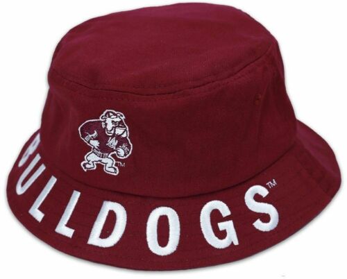 Alabama A&M University Bulldogs Baseball Cap - Adjustable Cloth Strap, Embroidered (Maroon, Style B)