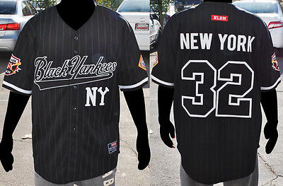 NLBM Negro League Baseball Jersey - New York Black Yankees Black