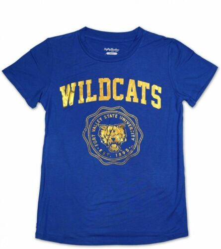 Fort Valley State University Foil Tee FVSU Wildcats