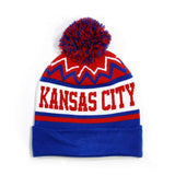 NLBM Negro Leagues Beanie Kansas City Monarchs Red & Blue
