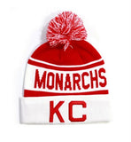 NLBM Negro Leagues Beanie Kansas City Monarchs Red & White