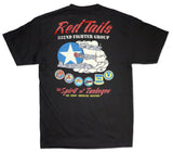 Tuskegee Airmen Tee Red Tails Black