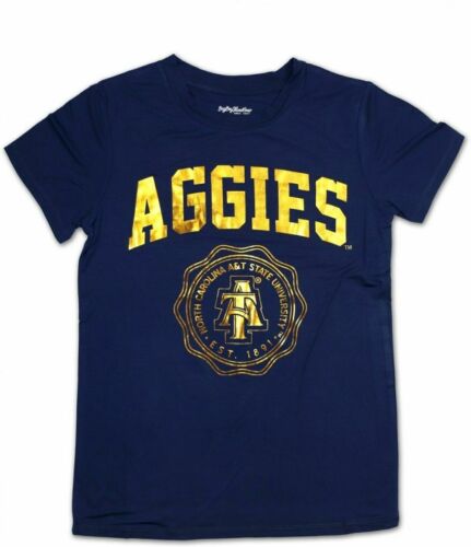 North Carolina A&T State University Foil Tee NCAT Aggies