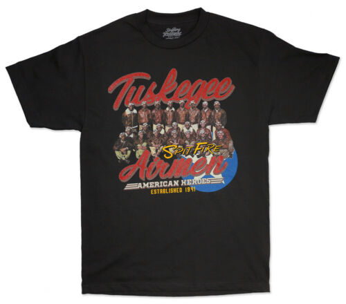 Tuskegee Airmen Tee Red Tails Black