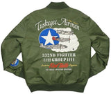 Tuskegee Airmen Bomber Jacket Red Tails