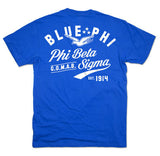 Phi Beta Sigma Tee Blue Phi