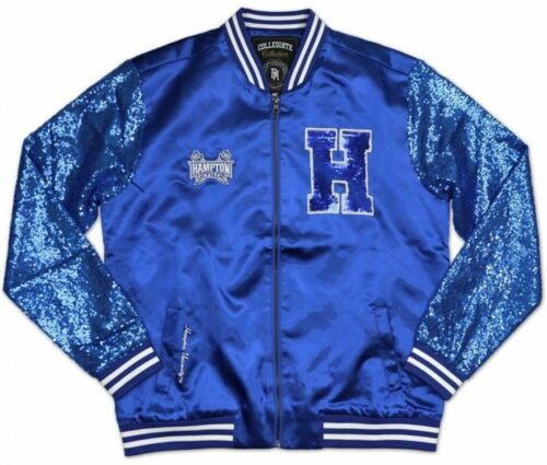 Hampton University Sequins Satin Jacket