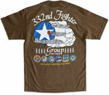 Tuskegee Airmen Tee Tee Graphic 1942 Brown