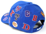 NLBM Negro Leagues Commemorative Cap Multi Logos Sky Blue