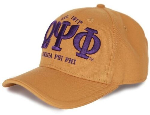 Omega Psi Phi Cap - Live Your Creed Gold