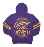 Omega Psi Phi Zip Up Hoodie