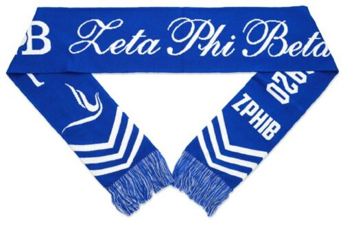 Zeta Phi Beta Scarf Blue ZPB