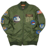 Tuskegee Airmen Bomber Jacket Red Tails