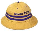 Omega Psi Phi Bucket Hat Cap Gold