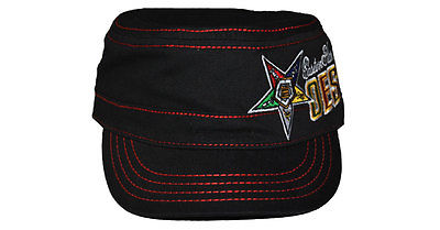 Order of the Eastern Star Captain Cap Black