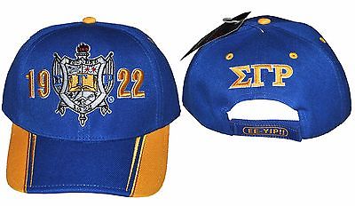 Sigma Gamma Rho Cap - Two Stripes Blue