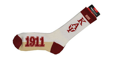 Kappa Alpha Psi Socks White