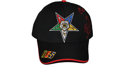 Order of the Eastern Star Cap Black