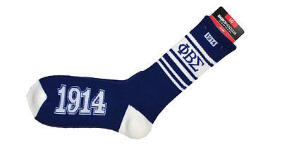 Phi Beta Sigma Socks Blue