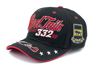 Tuskegee Airmen Cap Red Tails 332nd