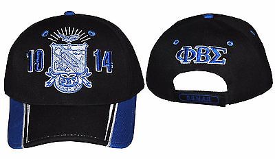 Phi Beta Sigma Cap - Two Stripes Black