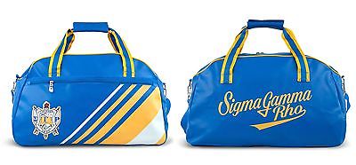 Sigma Gamma Rho PU Sports Duffel Bag