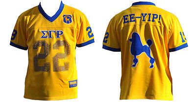 Sigma Gamma Rho Football Jersey Gold
