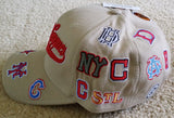 NLBM Negro League Multilogo Commemorative Cap Khaki
