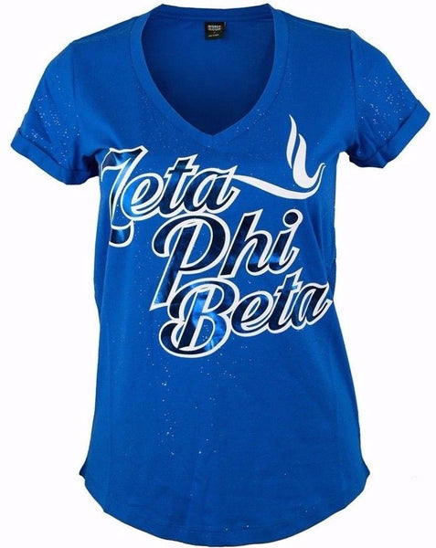Zeta Phi Beta Glitter Tee