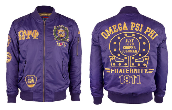 Omega Psi Phi Bomber Jacket