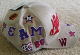 NLBM Negro League Multilogo Commemorative Cap Khaki