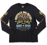 Buffalo Soldiers Long Sleeve Tee Black