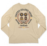 Buffalo Soldiers Long Sleeve Tee Khaki