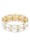 Crystal Color Stone Stretch Bracelet