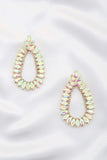 Marquise Teardrop Rhinestone Dangle Earring