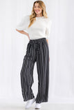 Thira Stripe Wide Leg Pants