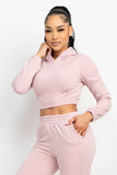 Hooded Corset Top & Pants Set