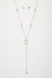 Heart Y Shape Metal Necklace