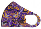 Alcorn State University Summer Breathable 3-D Face Mask Red