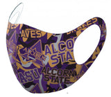 Alcorn State University Summer Breathable 3-D Face Mask Red