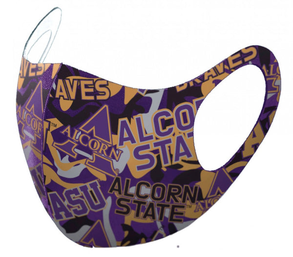 Alcorn State University Summer Breathable 3-D Face Mask Red