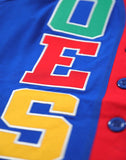 Order of the Eastern Star M4 Sequin Patch Cardigan Royal Blue