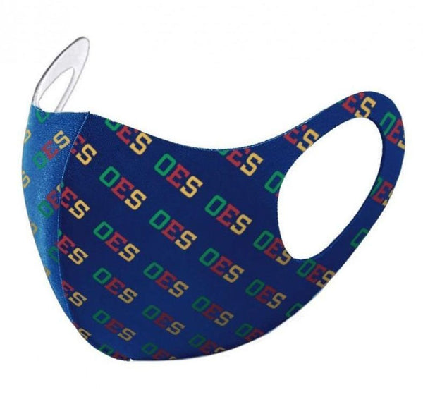 Order of the Eastern Star Summer Breathable 3-D Face Mask Royal Blue