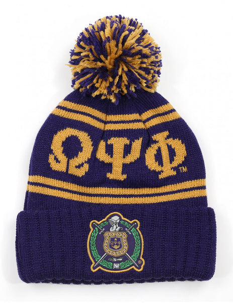 Omega Psi Phi M51 Beanie Purple