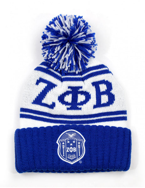 Zeta Phi Beta M51 Beanie Royal Blue