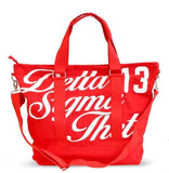 Delta Sigma Theta Canvas Bag Red