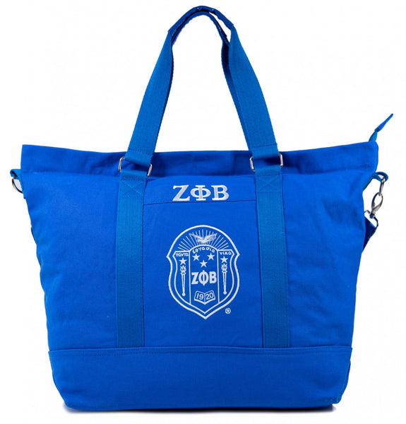 Zeta Phi Beta M46 Canvas Bag Royal Blue