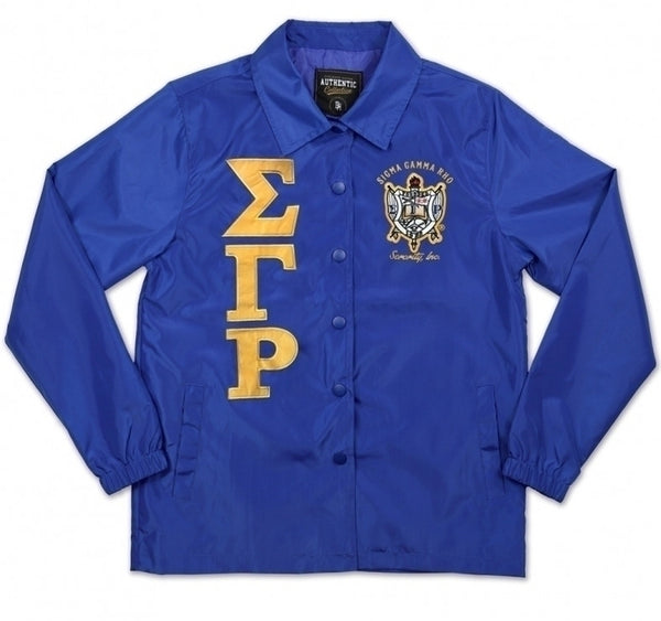 Sigma Gamma Rho Coach Line Jacket