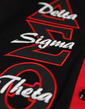 Delta Sigma Theta M11 Light Weight Cardigan Black